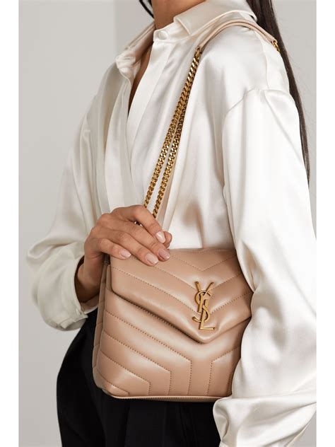 yves saint laurent loulou beige|Saint Laurent ysl shoulder bag.